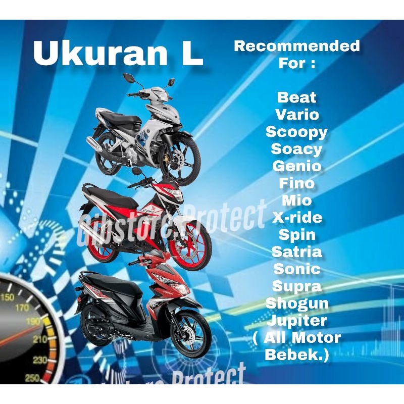 Cover Sarung Motor Transparan Bening Mantel Motor Waterproof Anti Air Untuk Motor Pcx Adv Nmax Aerox Beat Vario Scoopy Mio Fino Genio Xride Spin Cbr Megapro Vixion R15 R14 Ninja Tiger Megapro Satria Sonic Supra Shogun Jupiter