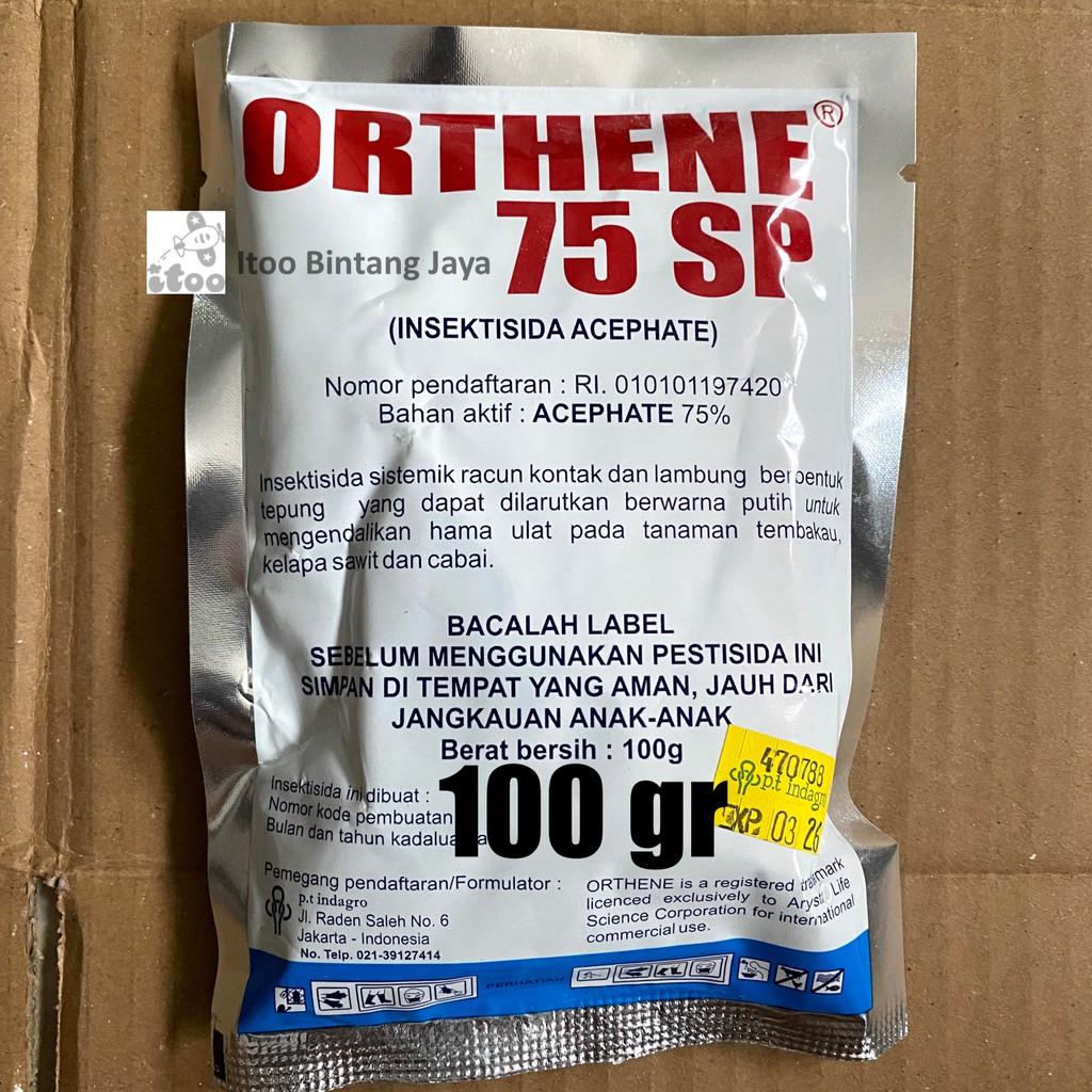 insektisida orthene 75 SP 100 gr