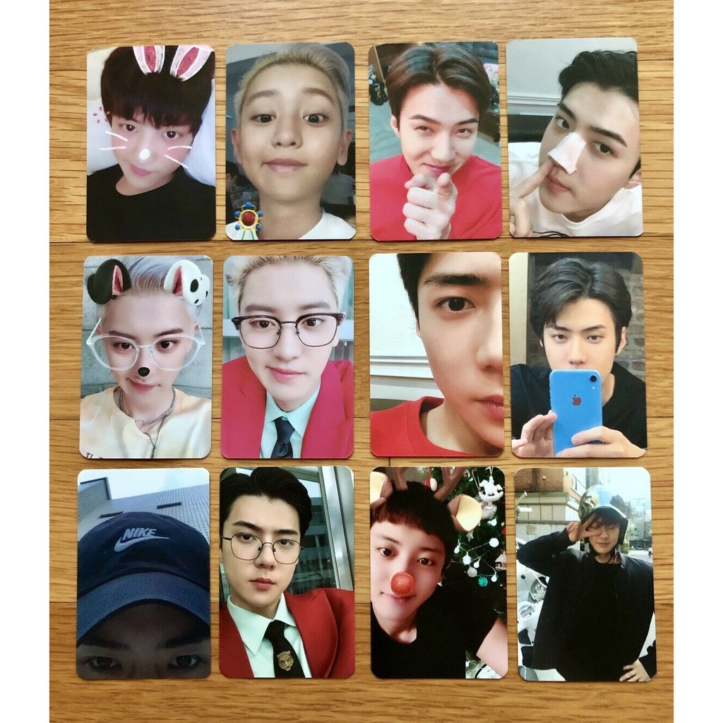 EXO-SC Sehun & Chanyeol 1st mini [What A Life] Photocard Replika UNOFFICIAL