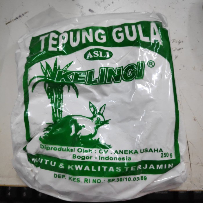 

Tepung Gula Kelinci 250 Gr