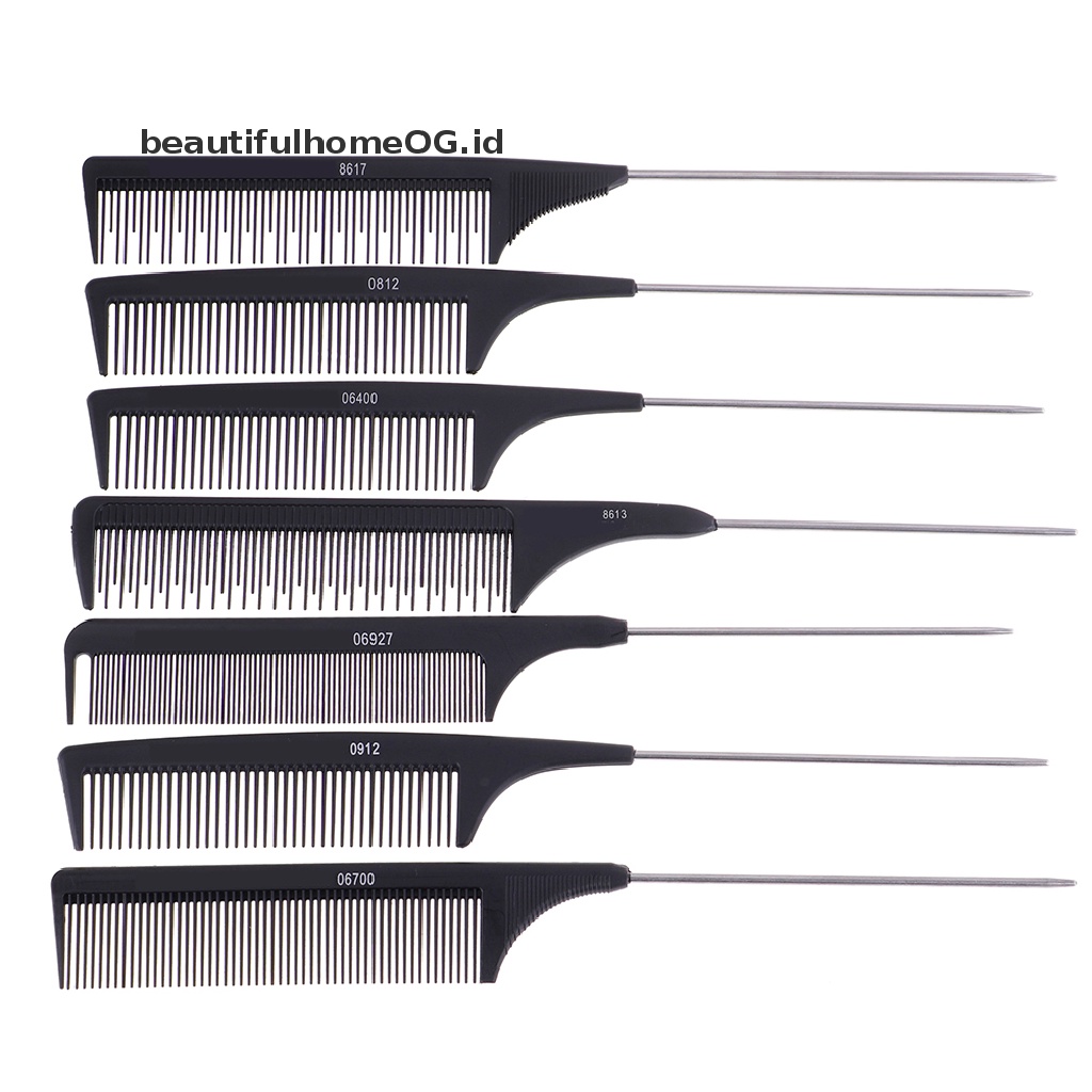 Sisir Rambut Profesional Bahan Stainless Steel Untuk Salon