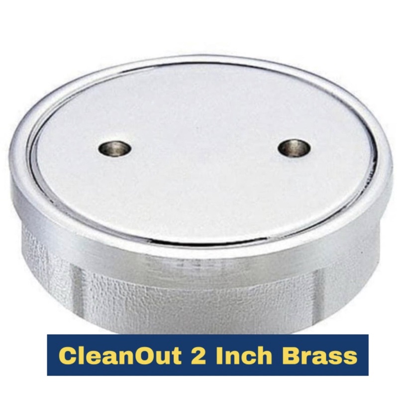Brachio Clean Out 2 Inch 2&quot; Kuningan - Cleanout Tutup Septictank Brass
