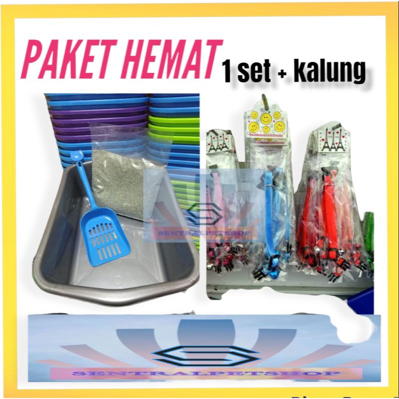 Bak Pasir + Sekop + Pasir Zeolit + Kalung