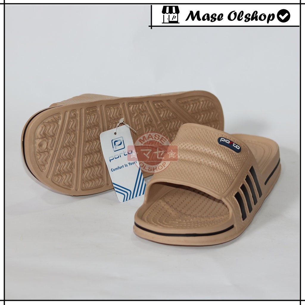 Sandal Slide Pria Karet Porto 1017M