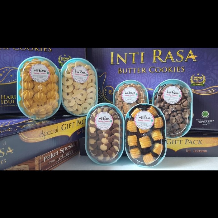 

Paket kue kering lebaran idul fitri ovina bukan inti rasa nona manis