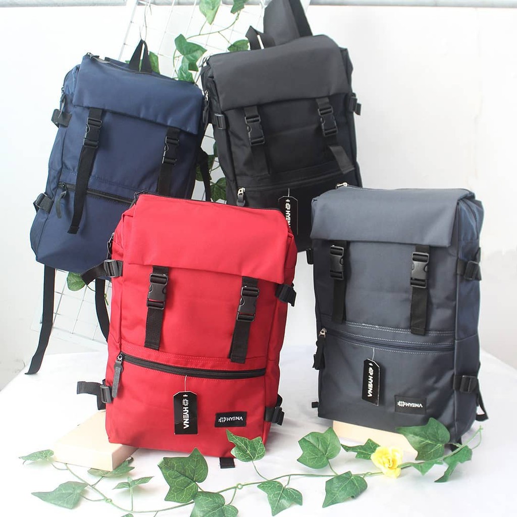 (TGS OLSHOP) - Tas Ransel Laptop Cowok Cewek Tas Ransel Kerja Pria Murah Tas Punggung Distro Ransel Polos Backpack Keren