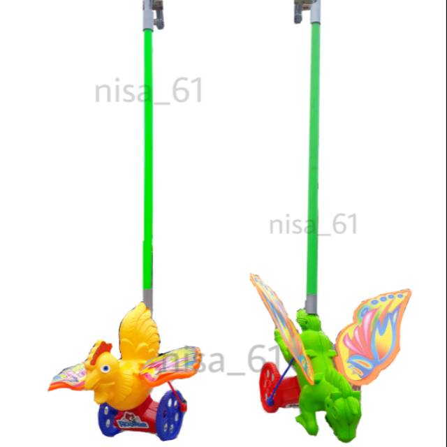 Mainan Dorongan Ayam Kuda Gajah - Otok Otok