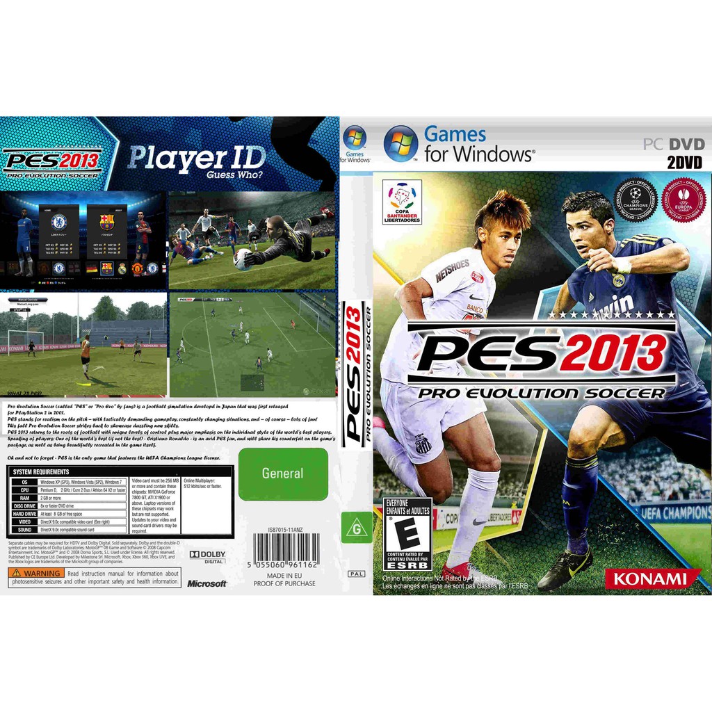 PES 2013 2DVD