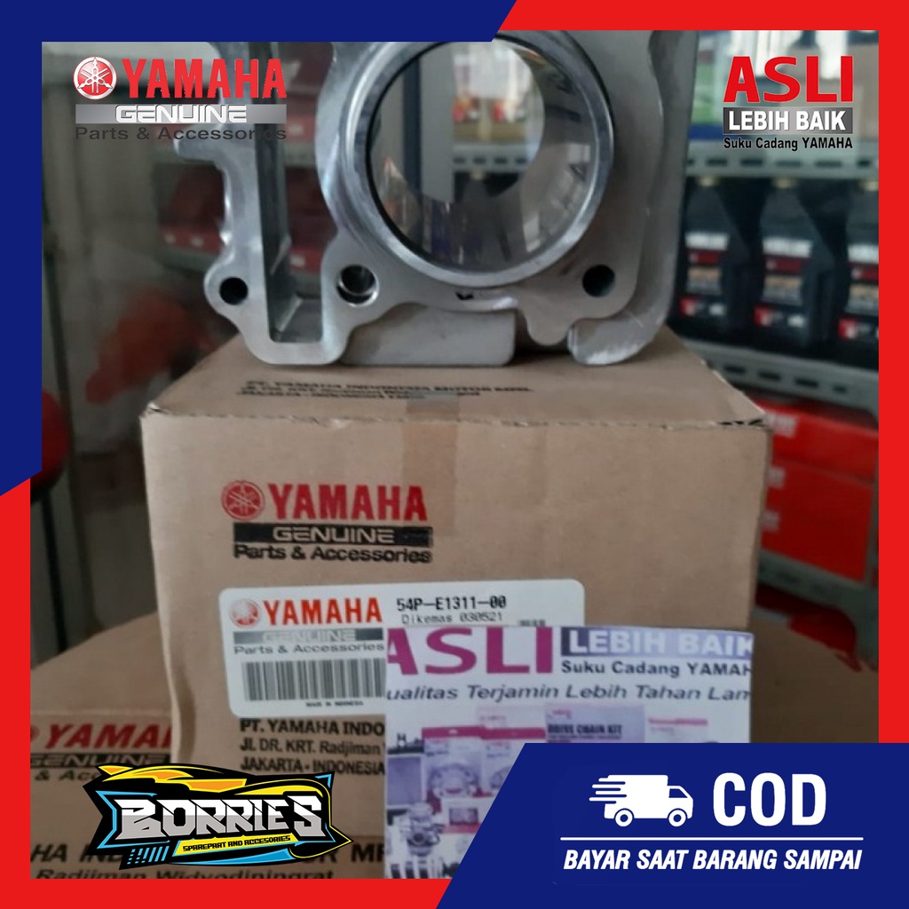 Cylinder Block Blok Seher Mio J Fino Xride Soul GT Original Yamaha 54P-E1311-00