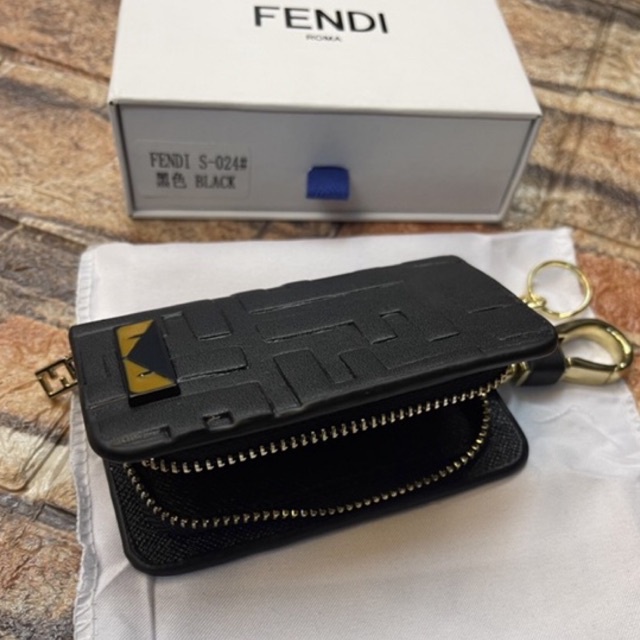 Dompet Gantungan Kunci Fendi STNK Mobil/Motor Import