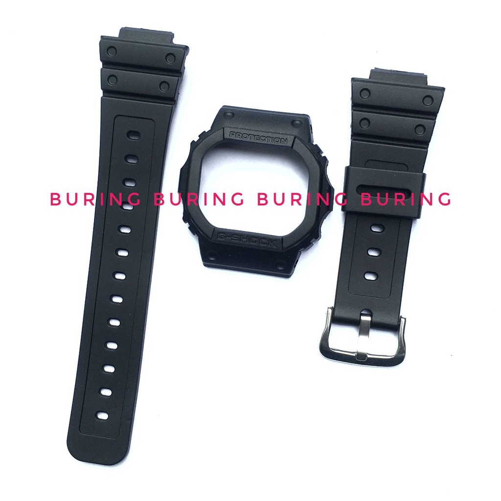 BNB STRAP BEZEL GSHOCK G SHOCK DW 5600 GW B5600 GW 5000 DW5030 DW 5735 DW 5700 SOLID BLACK