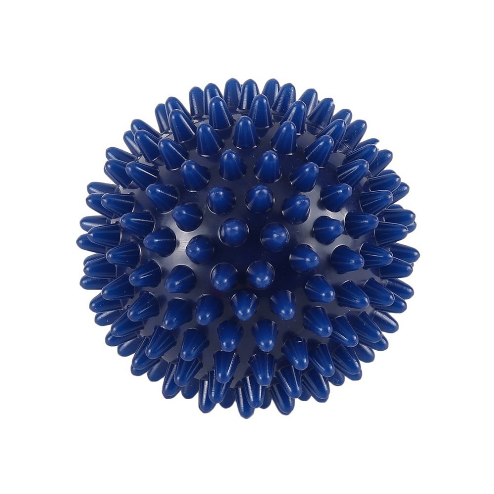 SH8 Bola Pijat PVC Spiky Massage Ball Sport FItness 7.5cm Bola Duri Refleksi HA00681 Blue