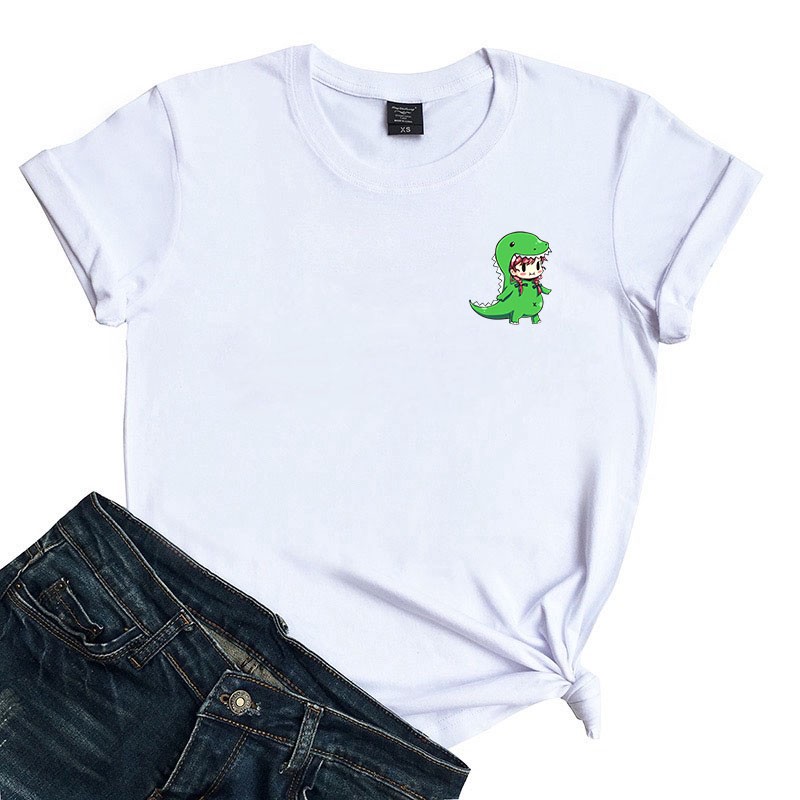 kaos CUTE DINO GIRL / kaos wanita / KATUN 24S