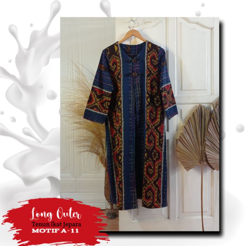 Sale Long Outer Tenun Jepara 33A39Btp1XDGY