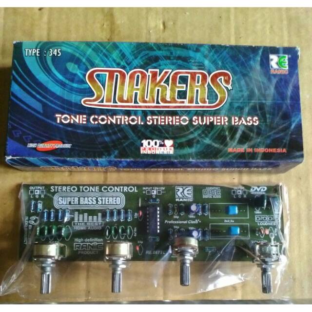 Kit Tone Control Stereo Super Bass SNAKERS