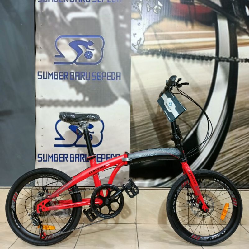 Sepeda Lipat Odessy Phyton 20 Inch 7 Speed