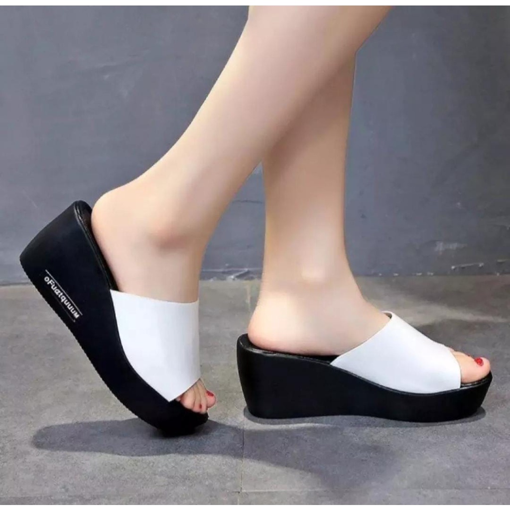 FASHION TERBARU WANITA SANDAL WEDGES MURAH BERKUALITAS HARGA GROSIR