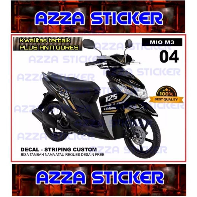 Sticker Striping Decal Mio M3 Full Body, Sticker Decal Mio M3 Full Body, Decal Mio M3 04