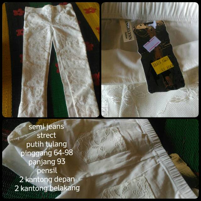 

Celana pensil putih