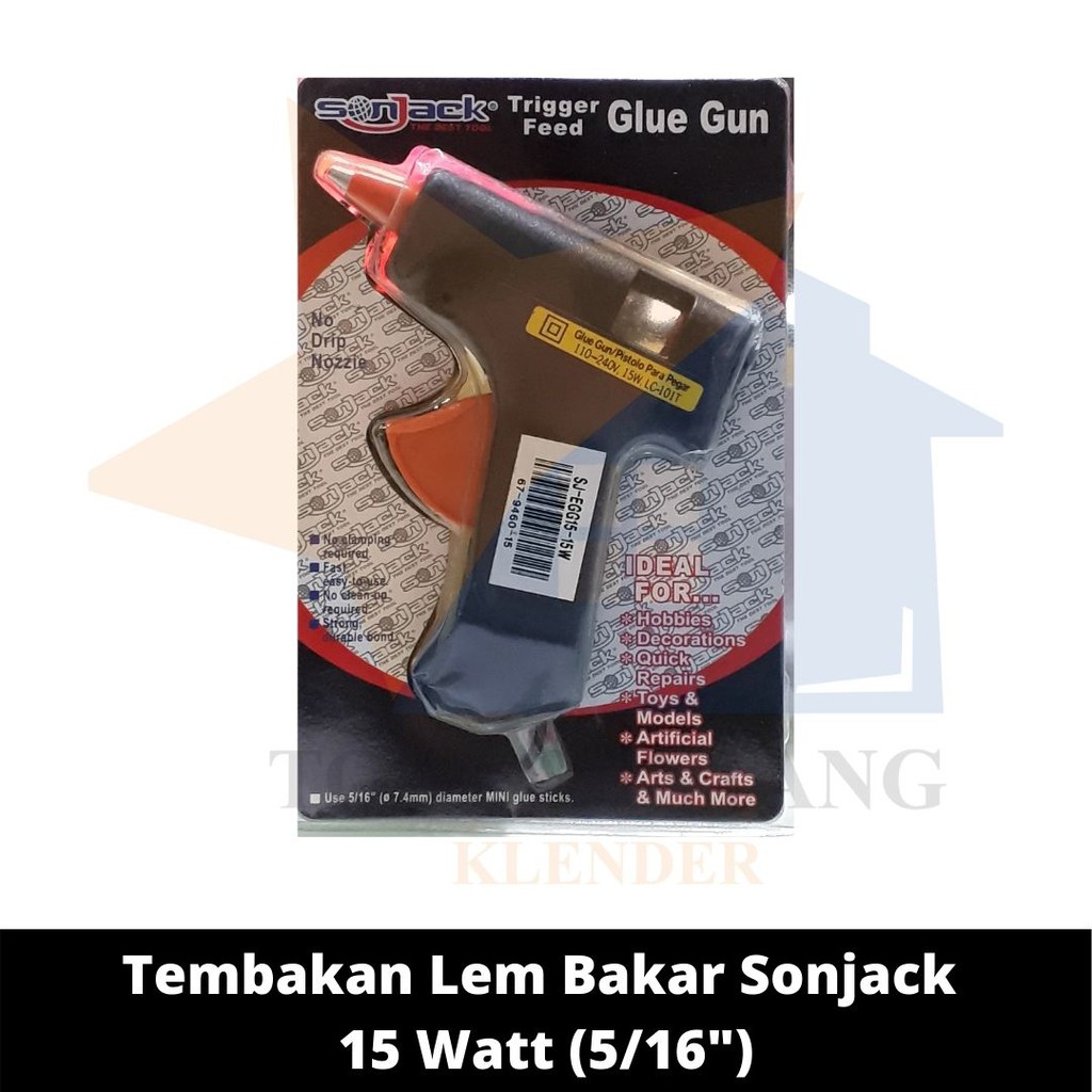 

Tembakan Lem Bakar Sonjack 15 watt (5/16")