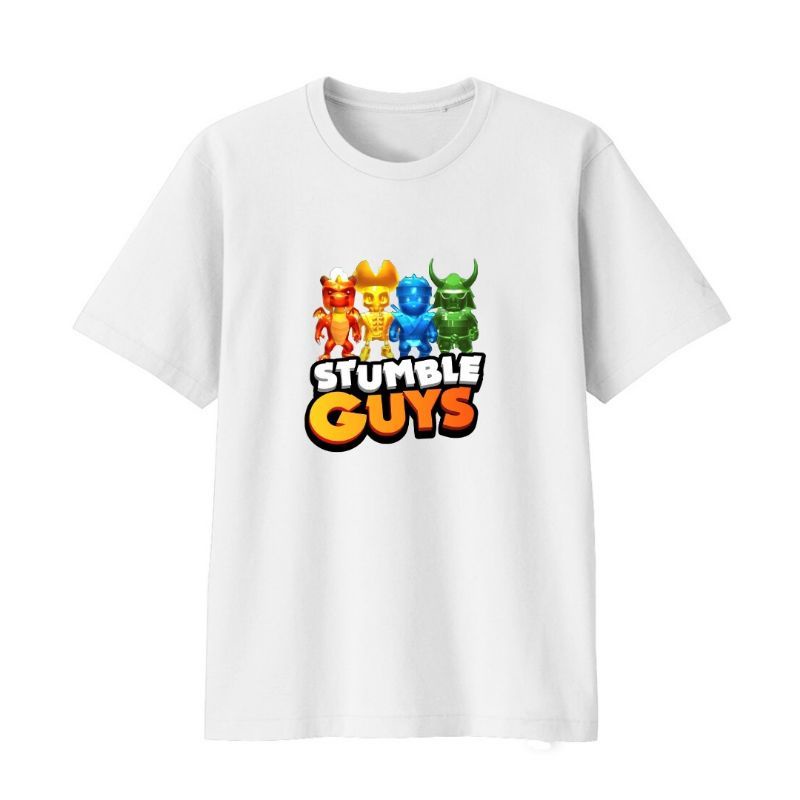 Baju Kaos Atasan  Anak/Remaja Stumble Guys 1-12 Tahun/Remaja