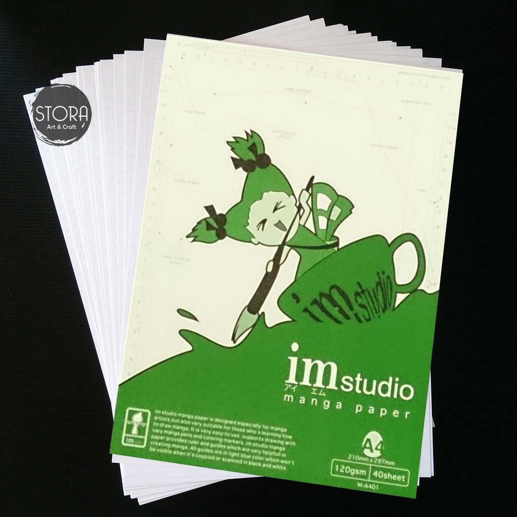 EIEM Manuscript Paper A4 / manga paper / kertas komik