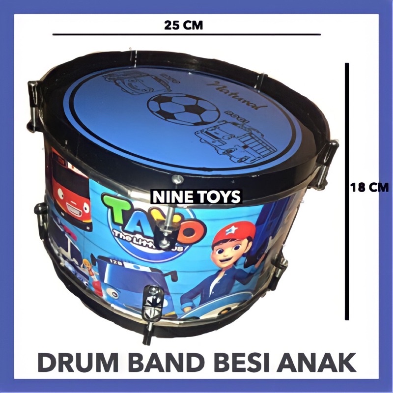 MUSIKAL DRUMBAND BASS DRUM MAINAN ANAK MUSIK DRUMBAND