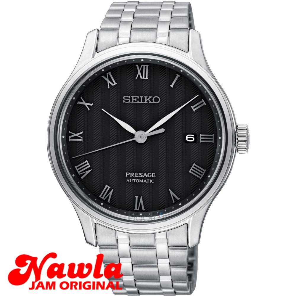 Seiko Presage SRPC81J1 Automatic Black Dial - Jam Tangan Pria SRPC81