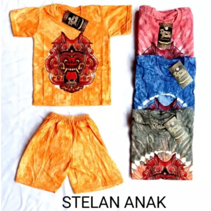 SETELAN ANAK BARONG(COKLATAN)UKURAN JUMBO/ SETELAN KAOS MURAH