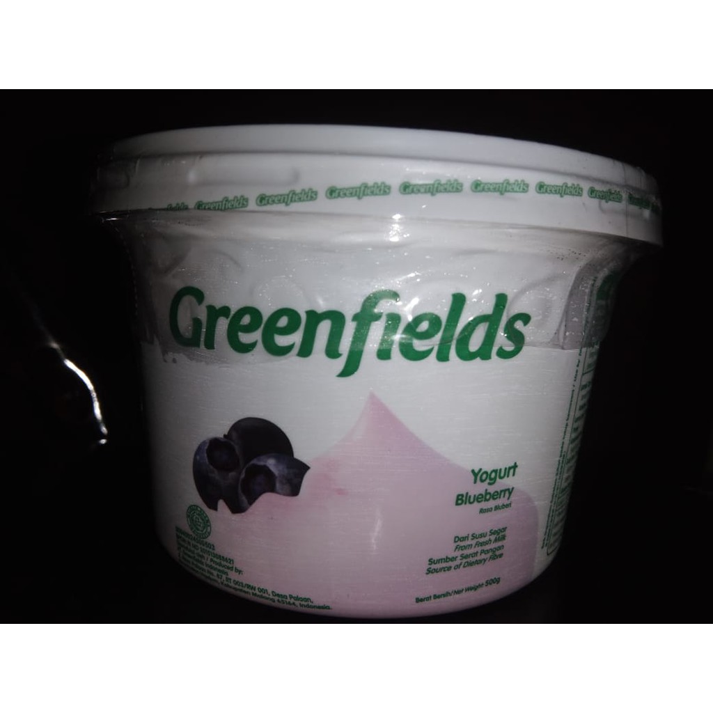 

Strawberry / Original / Mango / Blueberry / Plain Yogurt Greenfield 500gr yoghurt greenfields