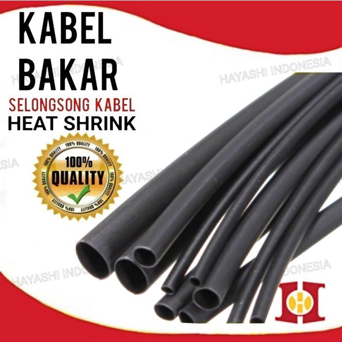 Heat Shrink Kabel Bakar Konektor Penyambung Kabel Isolasi Bakar - 2m