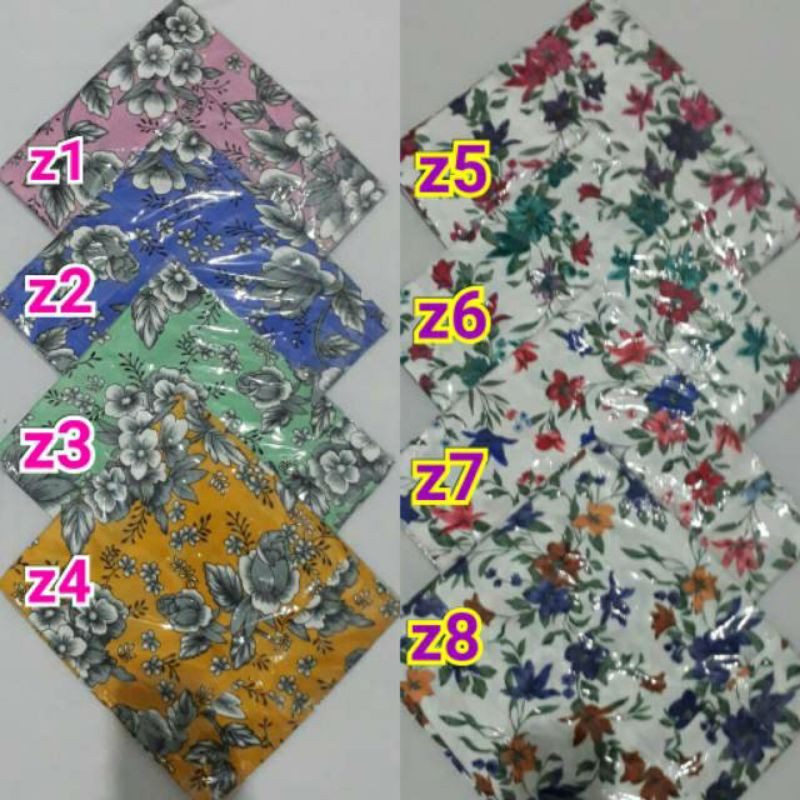 Gamis katun motif baru XL (busui)