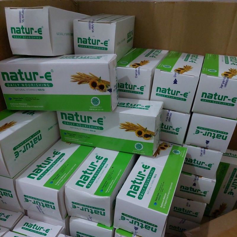 Natur E vitamin kulit 100 iu isi 32 / natur E 100 iu isi 16