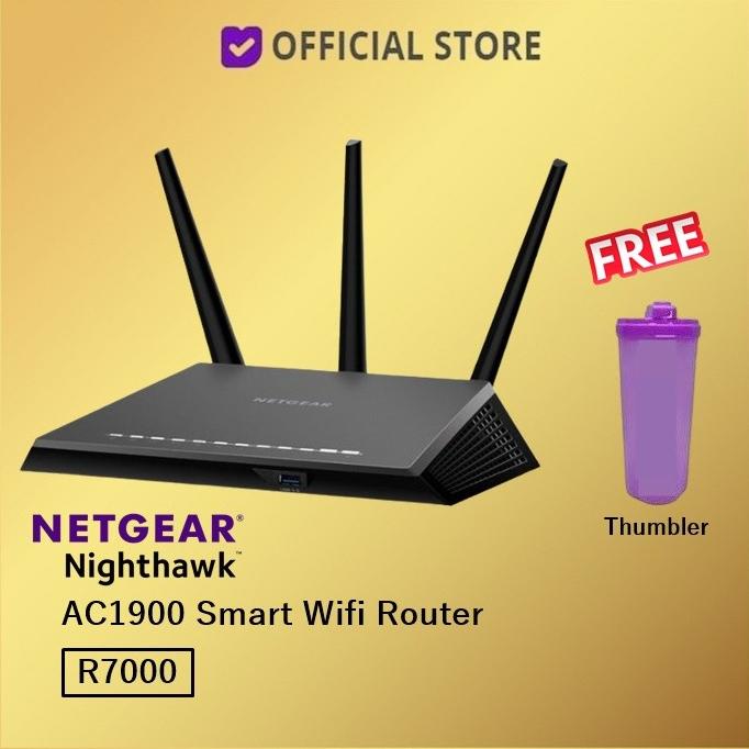 Netgear R7000 Nighthawk AC1900 Smart Wi-Fi Router