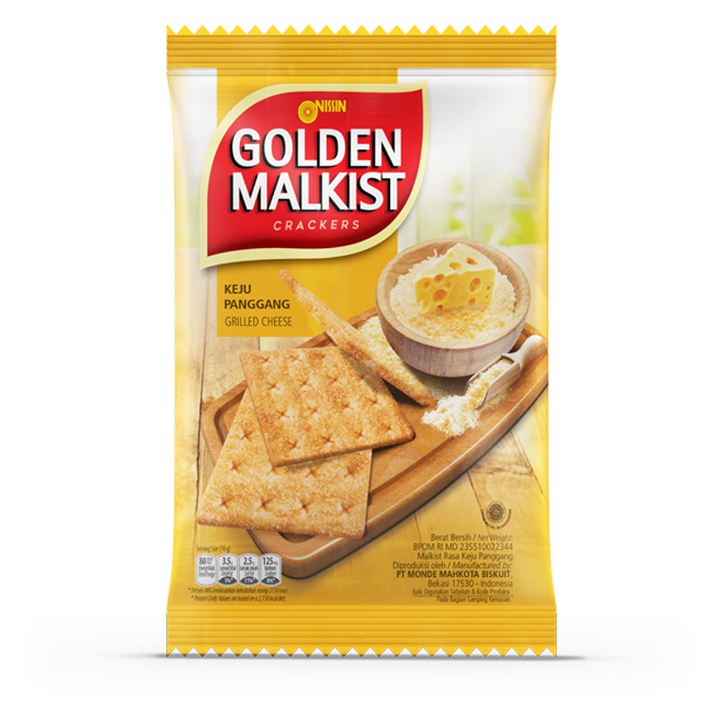 

PROMO NISSIN GOLDEN MALKIST CRACKERS GRILLED CHEESE 10 X 16GR TERMURAH