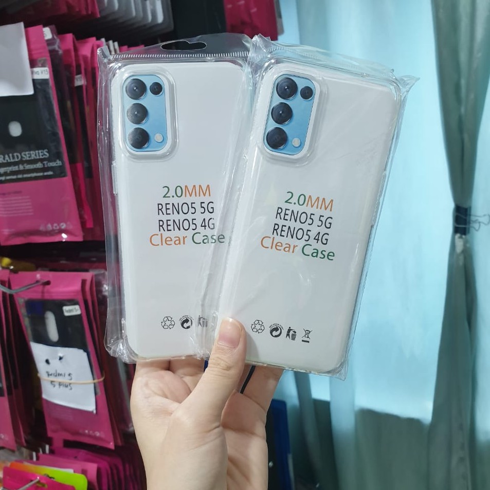 Softcase OPPO RENO 5 4G 5G Jelly Case HD Silikon Case Bening Case Clear TPU Anti Jamur (by ga2)