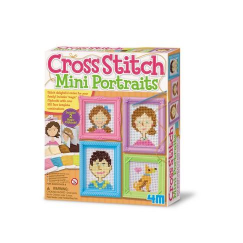 Mainan Anak Perempuan 4m - Cross Stitch Potrait