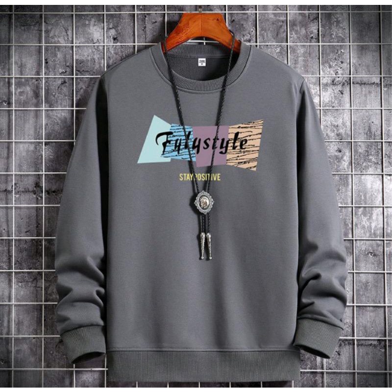 SWEATER CREWNECK FULYSTYLE LENGAN //PANJANG STYLE DISTRO