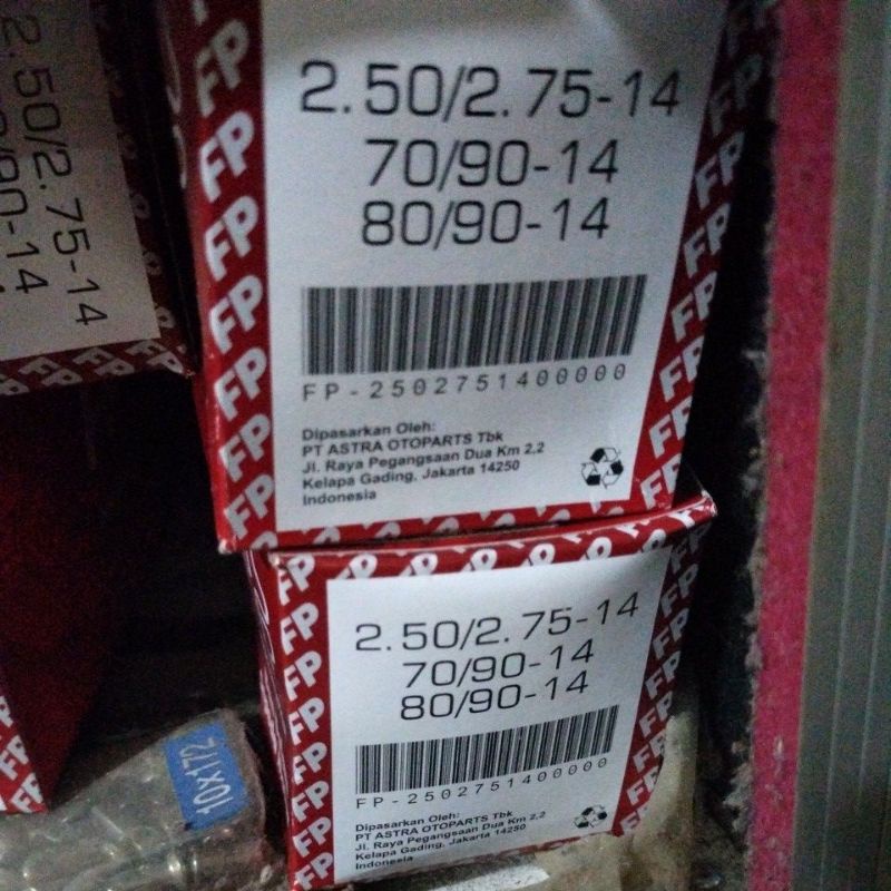 ban dalam 250/275 14,70/90-14,80/9014 federal/FP