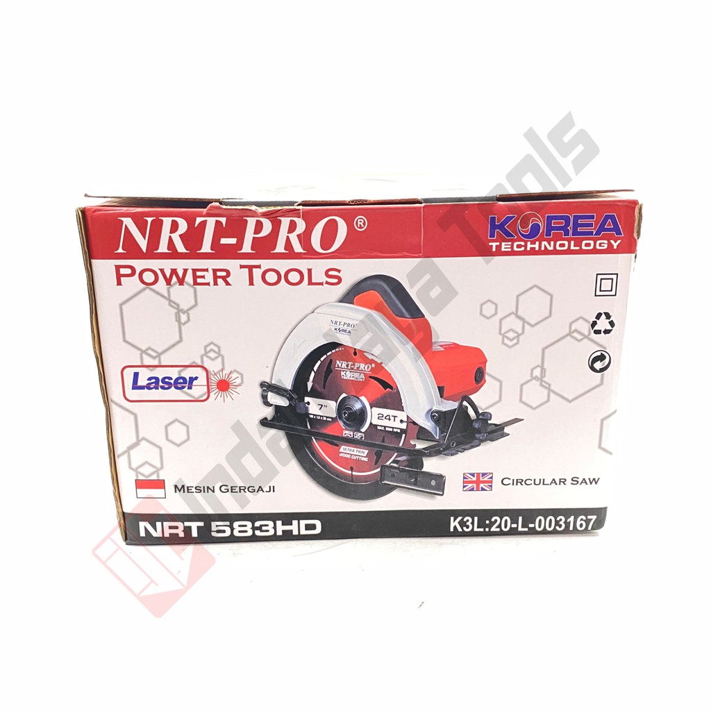 NRT-PRO 583 HD Mesin Circular Saw 7 Inch - Gergaji Potong Kayu modern
