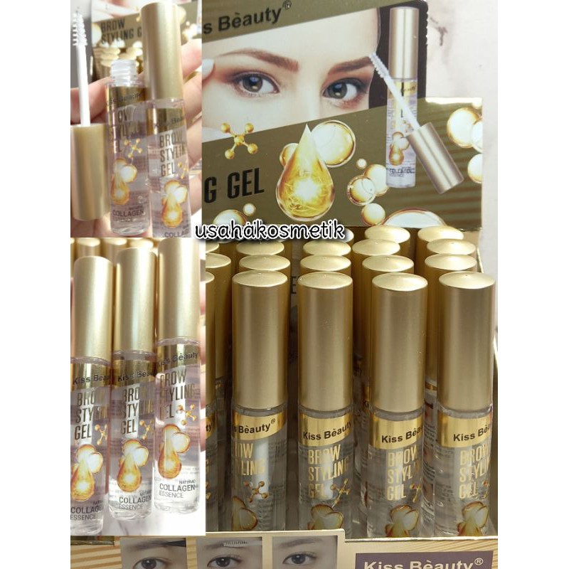 PROMO BESAR EYEBROW GEL 100% COLLAGEN ESSENCE | BROW STYLING GEL 6ML NO.56598-03CN