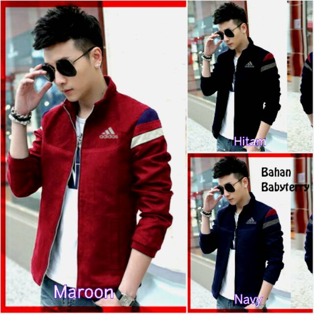 Jaket Pria Terbaru Casual Jaket Casual Distro Denim Korea Jaket Pria Adidas Trendy Murah