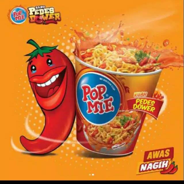 

POP MIE CUP GORENG PEDAS GLEDEK 75 GR
