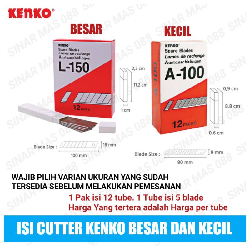 

Isi cutter kenko / Refill cutter 5pcs / isi karter kenko murah