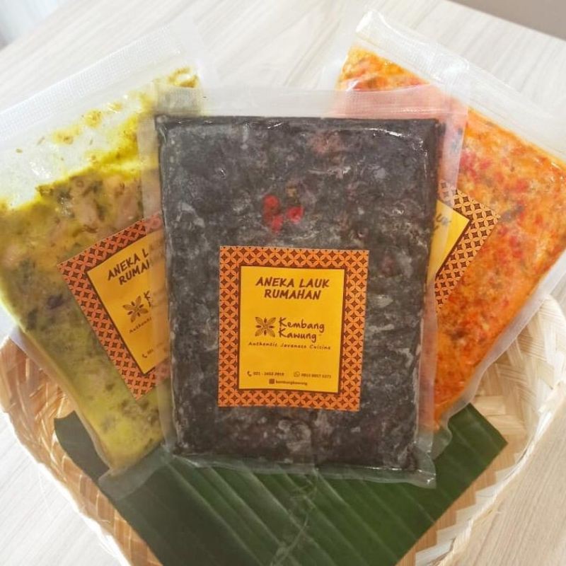 

Paket Besek Frozen Vacuum Foods isi 3 Lauk Siap Saji