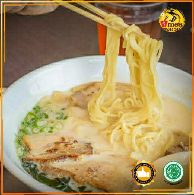 Mie Ramen Mentah Jepang | Kenyal Telur Ayam Kampung Untuk Mie Kuah | 1 Kg 1 Kilo 12 Porsi | Mie Ramen Mentah Halal Lebih Licin Enak Cocok Untuk Jualan | Harga Termurah Kualitas Terbaik Langsung Pabrik Produksi Fresh Tiap Hari