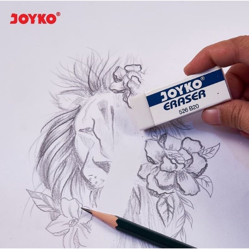 

Penghapus Pensil Joyko Eraser Putih