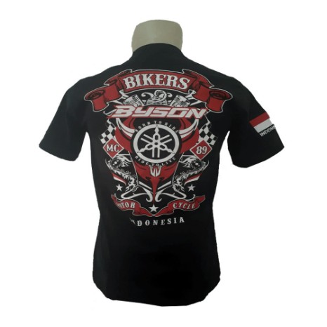 Kaos Motor Byson Kaos Motor Yamaha Byson T-Shirt Byson Emblem Yamaha Byson COD BONUS GANTUNGAN KUNCI