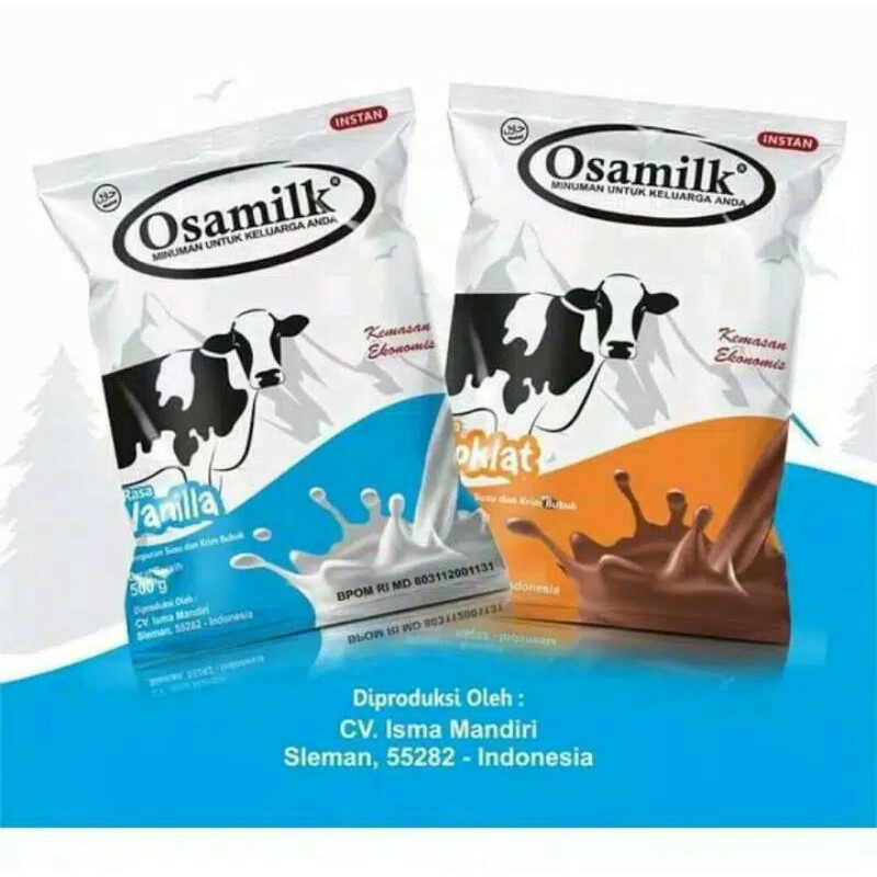 

OSAMILK ORI 100% GEMUK FULL CREAM cow milk susu gemuk bubuk instan susu jangkar OSA MILK osamil