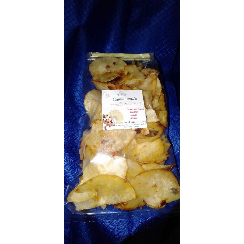 

keripik pisang, singkong, mbote renyah gurih.